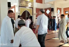 Hari Ini, Ratusan Jemaah Masjid Sulthanan Nashiran Desa Tanjung Lubuk Ogan Ilir, Jalani Salat Iduladha 1445 H