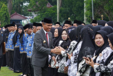 Peringatan Hari KORPRI, Pj Bupati OKI Sampaikan Amanat Presiden kepada ASN dan Guru