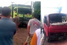 Truk Tabrakan di Jalintim Sukaraja, Satu Penumpang Tewas Terjepit