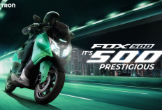 Top Speed Motor Listrik Polytron Fox 500 Electric, Lebih Kencang dari PCX dan Nmax, Detail Spesifikasinya!