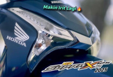 Lebih Canggih! Supra X 125 2025 Dilengkapi Rem Cakram Ganda dan Panel Meter Digital