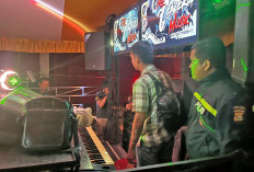 Orgen Tunggal Musik Remix  di Lempuing Jaya OKI Dibubarkan Polisi