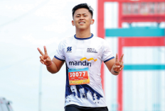 Dayat Pegawai Kantor BPN OKI Tantang Diri di Sumeks Musi Run 2024, Ikut Kategori 10K