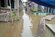 Hujan Lebat Diprediksi Hingga Februari, Warga Bantaran Sungai OKI Diminta Waspada