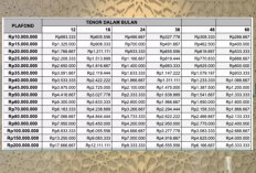 Tanpa Jaminan, Ini Info Tabel Cicilan Angsuran Pinjaman KUR BSI 2025 Untuk Pinjaman 10 Juta Hingga 50 Juta