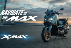 Yamaha XMAX Connected, Maxi Skutik Gagah yang Nyaman Buat Harian sampai Touring! Ini Spesifikasinya