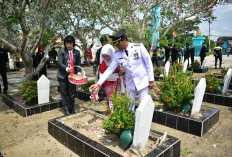 Kenang Pahlawan, Pj Bupati OKI Bersama Forkopimda Ziarah Nasional di TMP Kesuma Negara