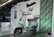 Vespa Batik Primavera Tembus Panggung Dunia, Motor dengan Keindahan Metic Indonesia, Berapa Harganya?