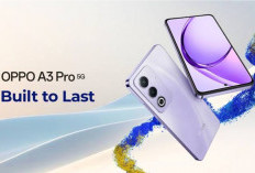 Oppo A3 Pro 5G Resmi Meluncur di Indonesia, Baterai 5100 mAh dan RAM 8 GB, Cek Spesifikasi dan Harganya!