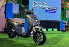 Yamaha Gear Ultima Hybrid Resmi Diluncurkan, Motor Baru Kokoh dengan Desain Tangguh dan Mesin Blue Core Hybrid