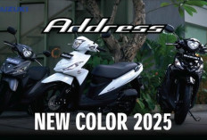 Suzuki Address FI 2025, Motor Matic dengan Tampilan Lebih Segar dan Minimalis! Ini Spesifikasinya