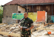 Sambut HUT TNI ke-79, Kodim 0402/OKI Bangun Rumah Warga Tidak Layak Huni