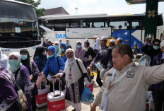 Jemaah Haji Kloter 15 Tiba di Tanah Air, Debarkasi Palembang Sisakan 4 Kloter 