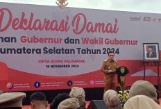 Deklarasi Pilkada Damai 2024 di Griya Agung: Elen Setiadi Harapkan Pilkada Sumsel Berjalan Aman dan Lancar