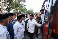 Pemkab Sambut Hangat Kepulangan Jemaah Haji OKI Kloter 18