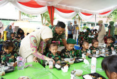 Tekan Angka Stunting di OKI, Kodim 0402/OKI Gencarkan Program Dapur Masuk Sekolah