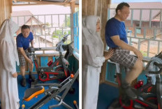 Menang Hitung Cepat, Joncik Muhammad Nikmati Momen dengan Santai Berolahraga