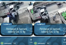 Heboh! Detik-Detik Rekaman CCTV Preman Oleng Dihantam Tabung Gas LPG 12 Kg, Warganet: 'Alhamdulillah'