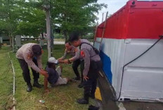 Pos Pam Rest Area KM 306 Tol Pematang Panggang-Kayuagung Bantu Sopir Truk Kelelahan