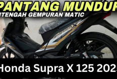 Honda Supra X 125 2025 VS Motor Matic Yamaha X-Ride: Lebih Unggul Mana?