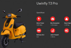 Uwinfly T3s Pro Diluncurkan: Motor Listrik Modern dengan Kecepatan Tinggi dan Jarak Tempuh 65 Km