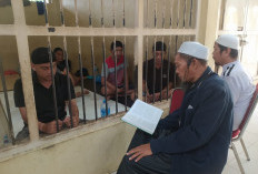 Polres Ogan Ilir Gelar Bimbingan Rohani untuk Tahanan, Berharap 21 Tahanan Dapat Bertaubat