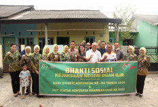 Jelang Peringatan ke-64 Hari Bhakti Adhyaksa, Kejari Ogan Ilir Gelar Bakti Sosial dan Anjangsana