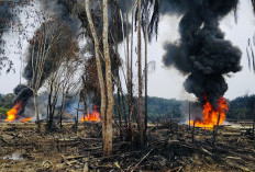 Kebakaran Sumur Minyak Ilegal di Sungai Lilin, Tiga Pelaku Ditangkap