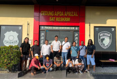 Pungli Resahkan Pengunjung, Lima Pria Ditangkap di Pasar Shopping Kayuagung