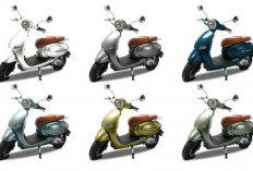 Enine V5 Lit Resmi Meluncur, Motor Listrik Bergaya Vespa dengan Performa 2.000W dan Harga Terjangkau