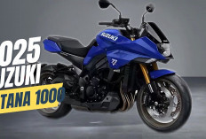 Motor Sport Suzuki Katana 2025 Tampil Lebih Segar dengan Pilihan Warna Baru dan Teknologi Canggih 