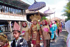 Menjelang Ramadan, Pasangan Pengantin Baru di OKI Laksanakan Tradisi Tat-antatan