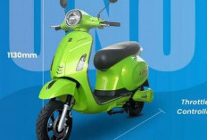 Motor Listrik Alessa Uno: Tampilannya Mirip Vespa, Hanya Butuh Waktu 30 Menit untuk Pengecasan Sampai Full!