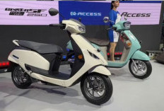 Pesona Suzuki e-Access, Motor Listrik Desain Elegan dengan Lampu DRL LED Vertikal yang Kini Kian Terjangkau