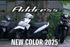 Pilihan Warna Suzuki Address FI: Motor Simpel dan Ramping, Mudah Dikendalikan di Jalanan Sempit Perkotaan