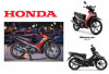 Pilihan Warna Honda Supra X 125 2025: Golden Matte Black hingga Quantum Black