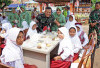 Kodim 0402/OKI-OI Lanjutkan Program Dapur Masuk Sekolah di SDN 07 Munggu