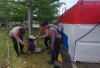 Pos Pam Rest Area KM 306 Tol Pematang Panggang-Kayuagung Bantu Sopir Truk Kelelahan